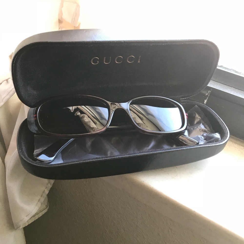 Gucci sunglasses - red tinted, frames and lenses